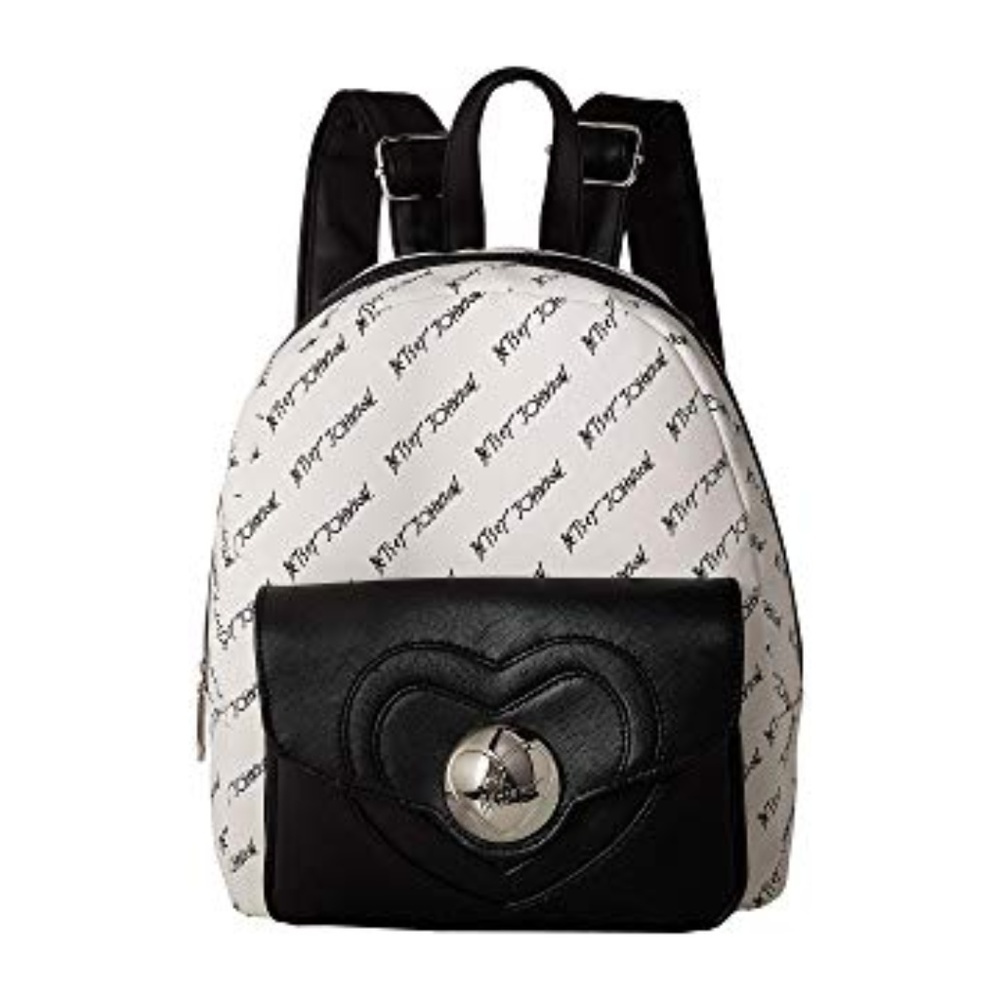 Betsey Johnson Heart Lock Backpack NWOT